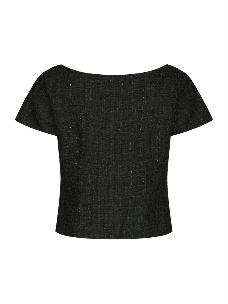 Tango Boucle Top, Black