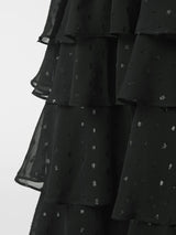 Marli Glitz Dress, Black