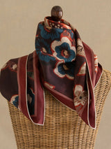 Classical dark Bloom Scarf