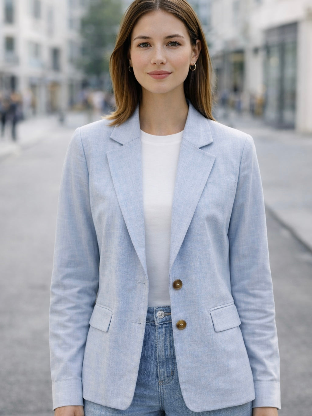 Estella Blazer, Vista Blue