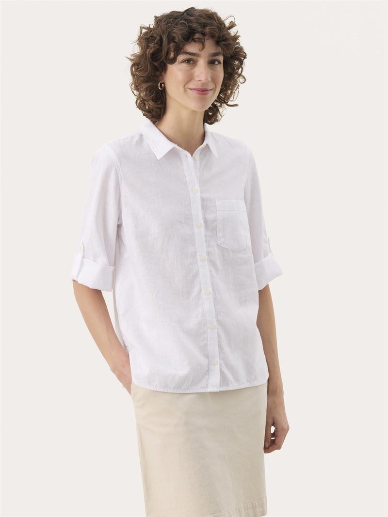 Cindie PW Shirt, White