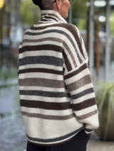 STELLAR Pullover, Off White/Brown