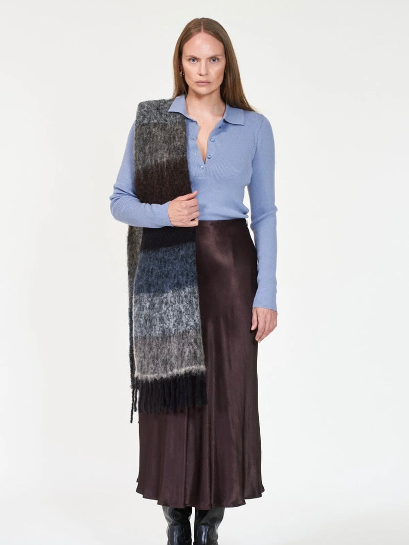 KHAI Scarf, Blue multi