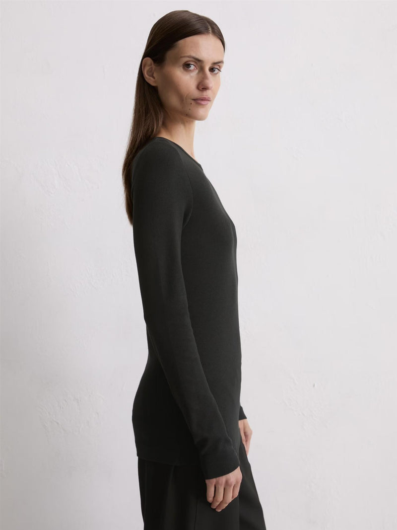 T-shirt, long sleeve, Black