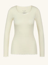 Amber T-shirt, Ivory