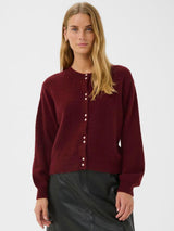 Ninell PW Cardigan, Burgunder