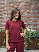 Vincent IW Karmen t-shirt, Burgunder