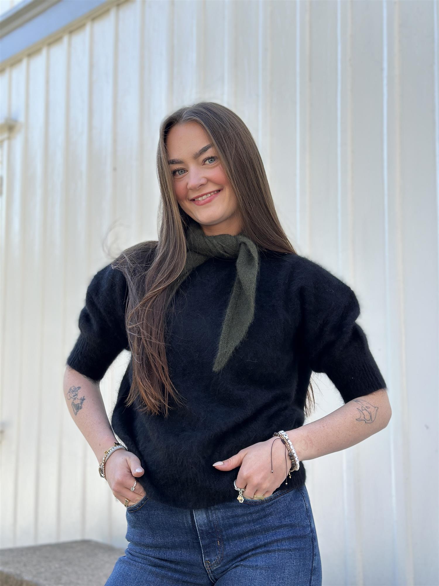 PAULA Scarf, Army Melange