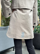 Havbris Coat, Taupe