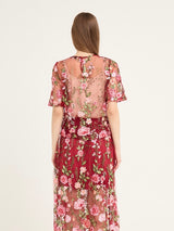 Fuschia blouse