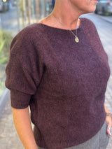 MOI Pullover, Red wine Melange