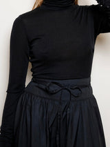 Astrid Skirt, Ebony Poplin