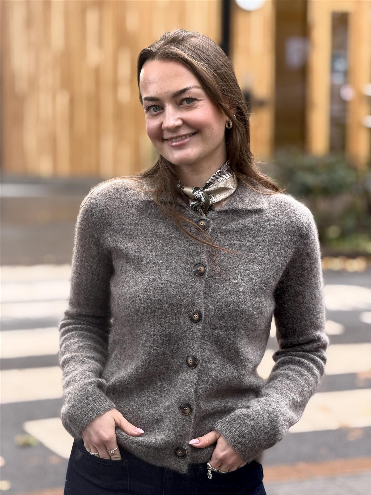 Alia Cardigan, Brown