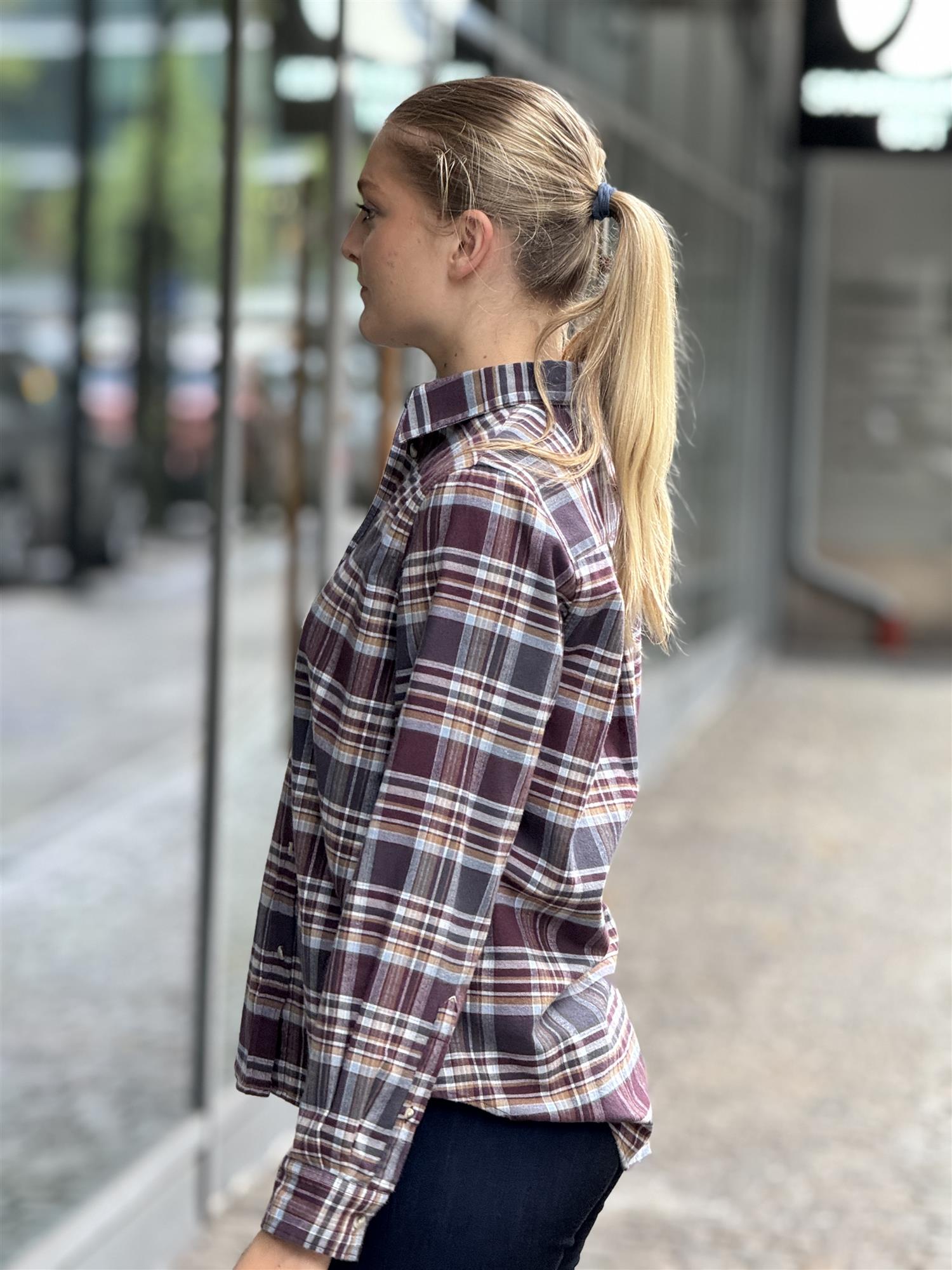 Arc Modern Tartan, Burgunder