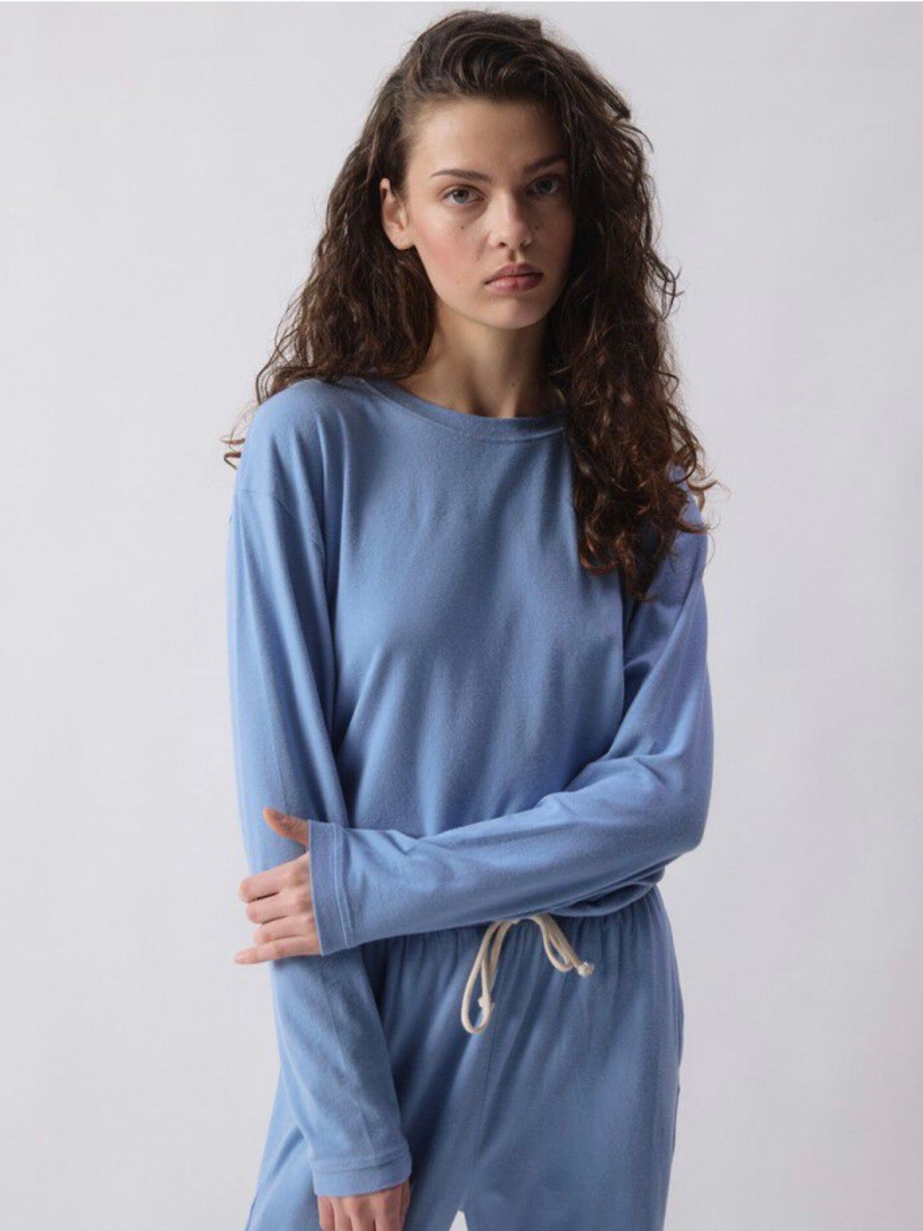 Ypawood Longlseeve, Bleu Chine