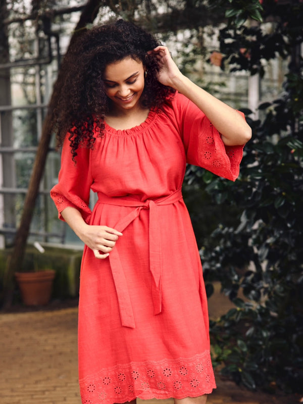 Danniella - Dress, Sweet Red
