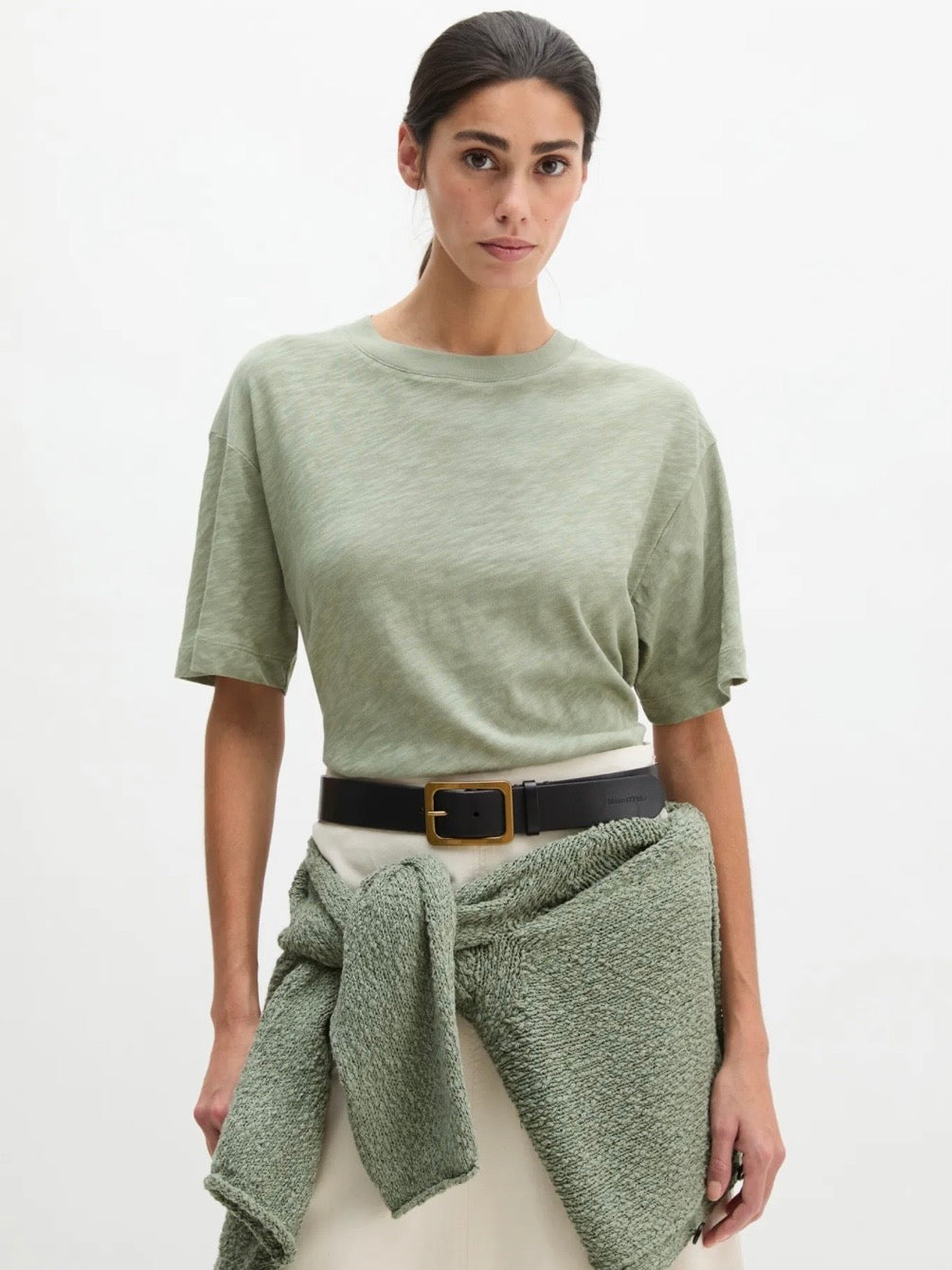 T-shirt, short sleeve, Green