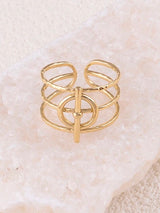 Bao wide ring, Gold