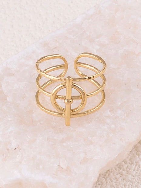 Bao wide ring, Gold