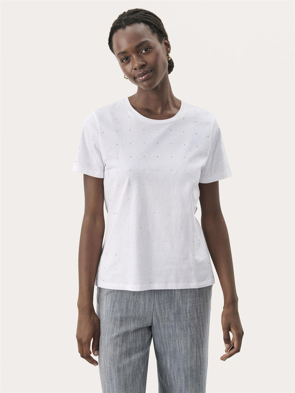 Maggi PW T- Shirt, White Shine