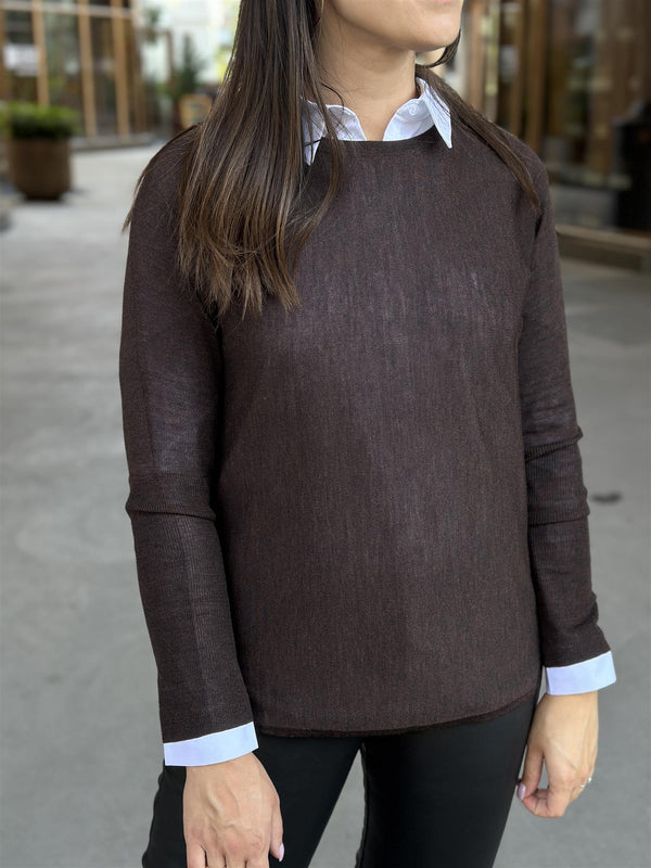 Pippa - Pullover, Brown