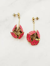 Flower Earring, Pink