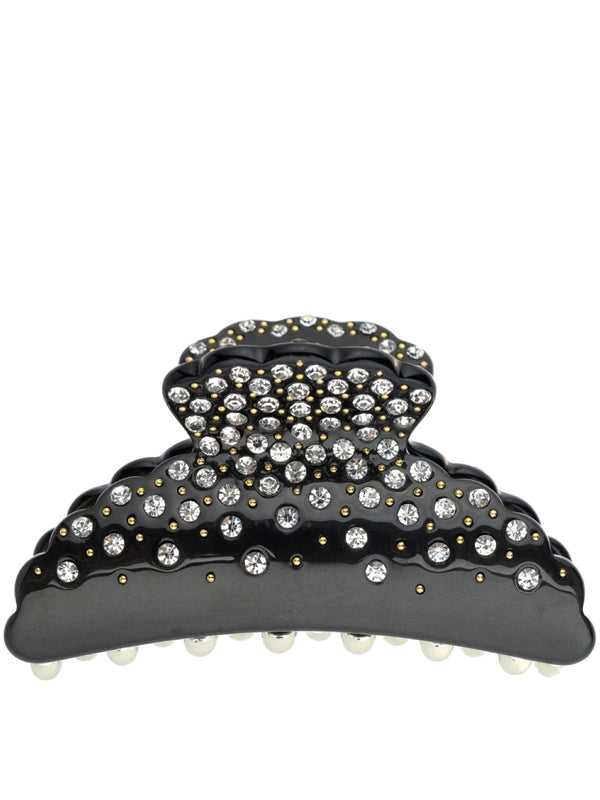 Crystal Hair Claw Large, Black