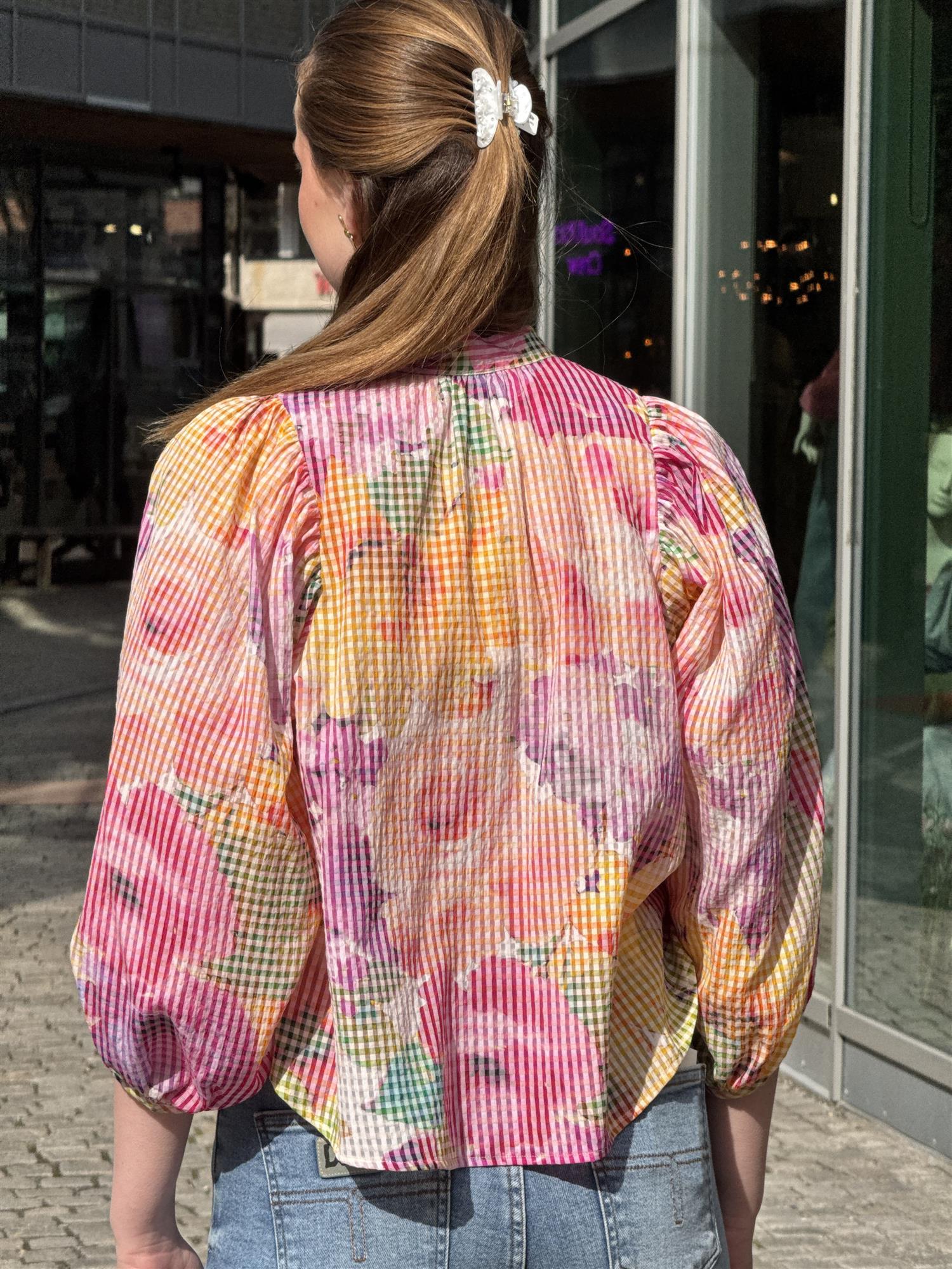 Checks Blouse, Confetti