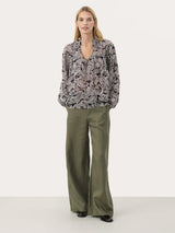 Nicholina PW Blouse, After midnight Paisley