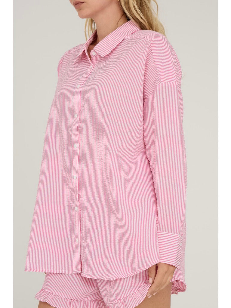 Sonja shirt, Hot pink