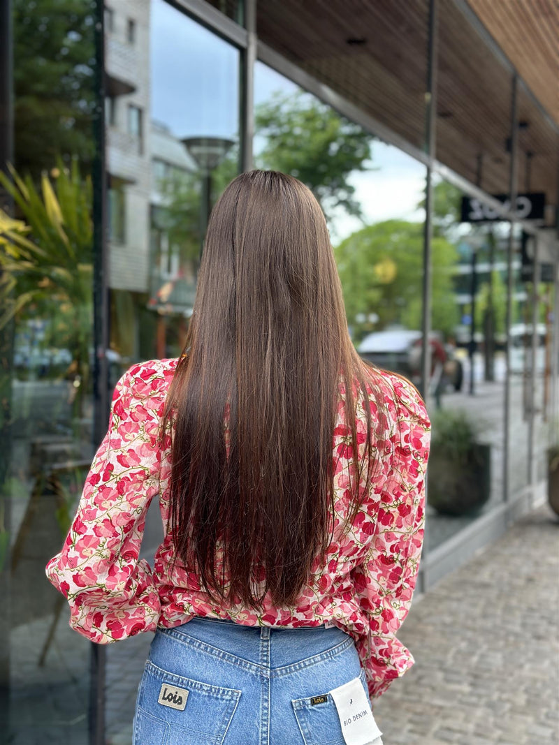 Cotton Slub Shirt, Poppy Field