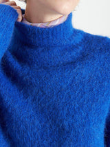 Niby Sweater T-Neck, Bleu
