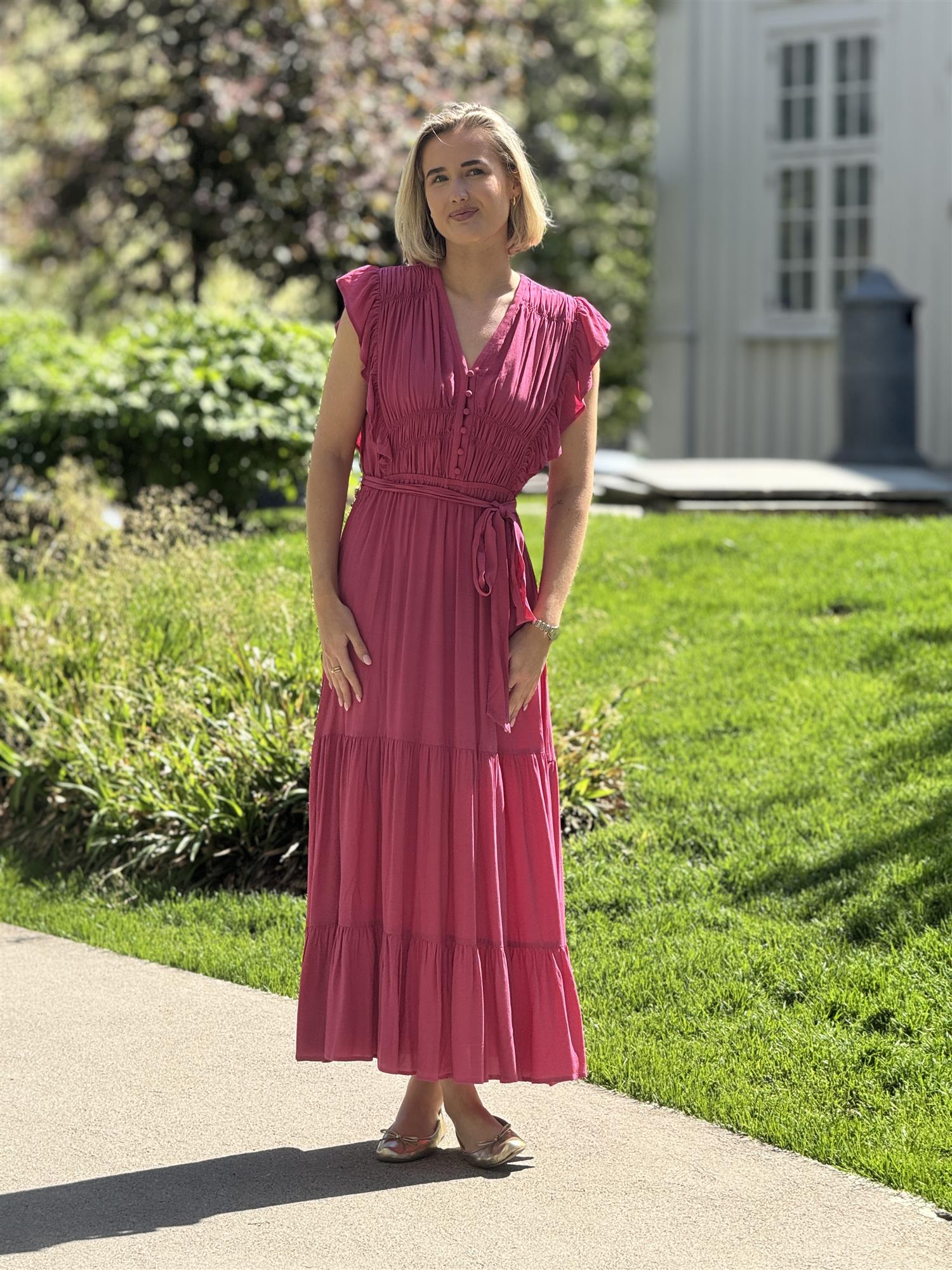 Coraly Dress, Rose