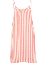 Alexiana PW Dress, Mandarin Red striped