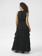 Marli Glitz Dress, Black