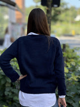 FIONA Sweater, Dark Navy