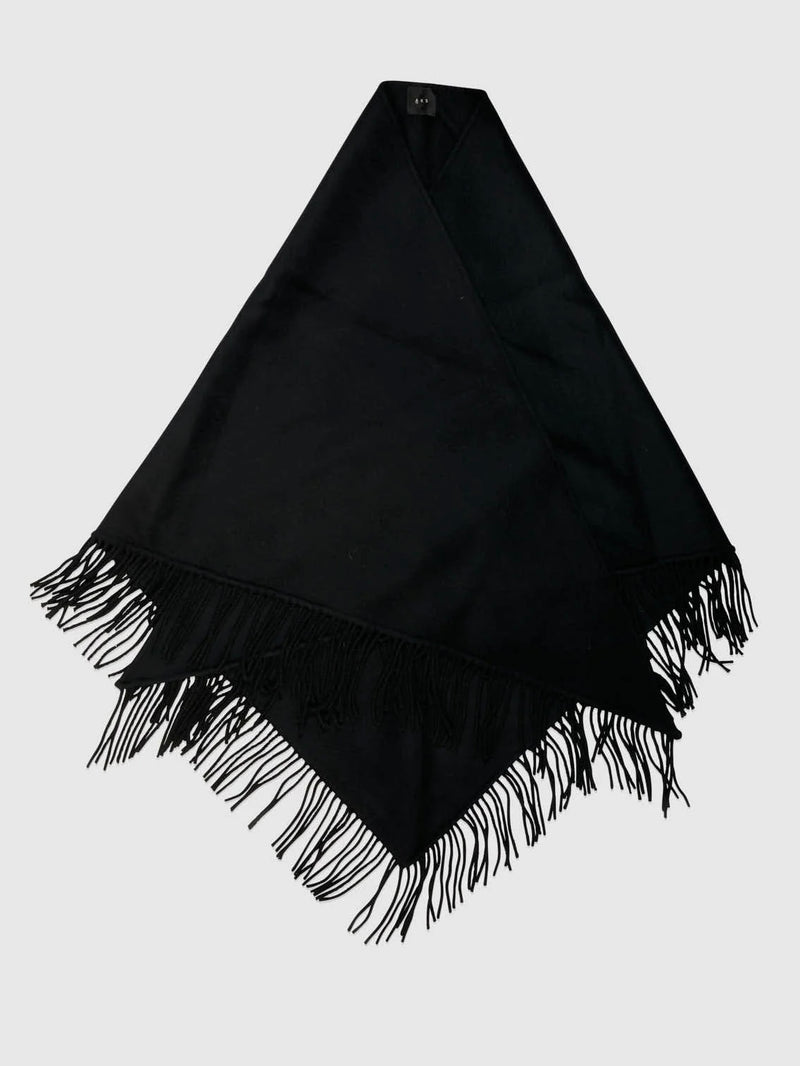 Alba Wool Scarf, Black