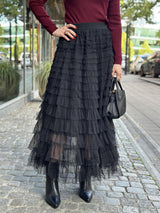 Tyllskjørt kapper, Black