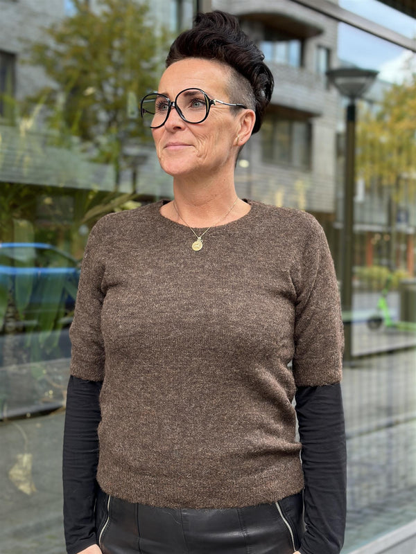 GEORGINA Pullover, Dark Brown
