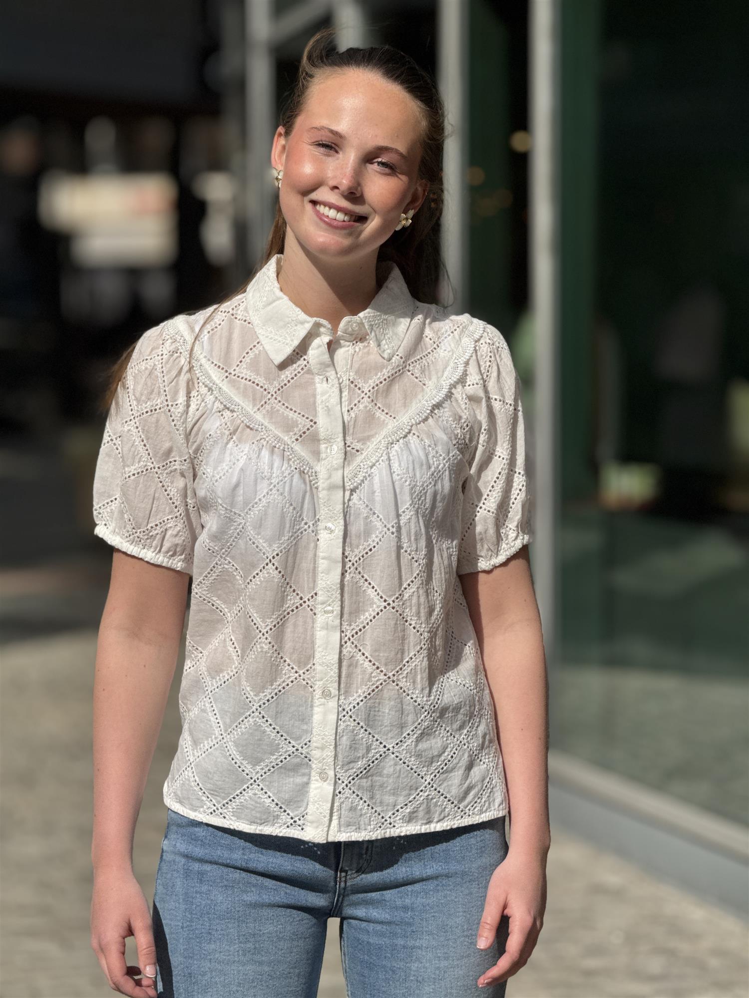 LR-ROW 2 Shirt, White