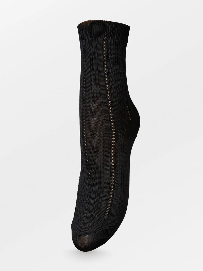 Glitter Drake Sock, Black