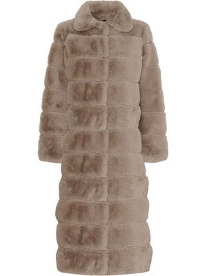 Fake Fur Jacket LONG, Sand