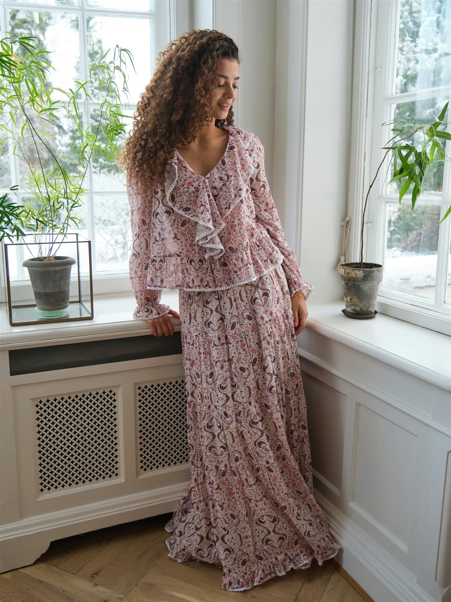 Asta Paisley Dance Skirt