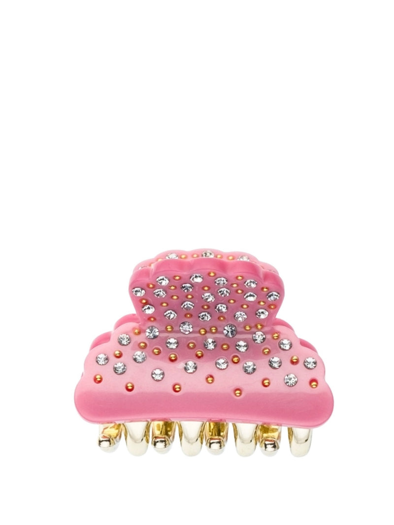 Crystal Hair Claw Small, Bubblegum Pink