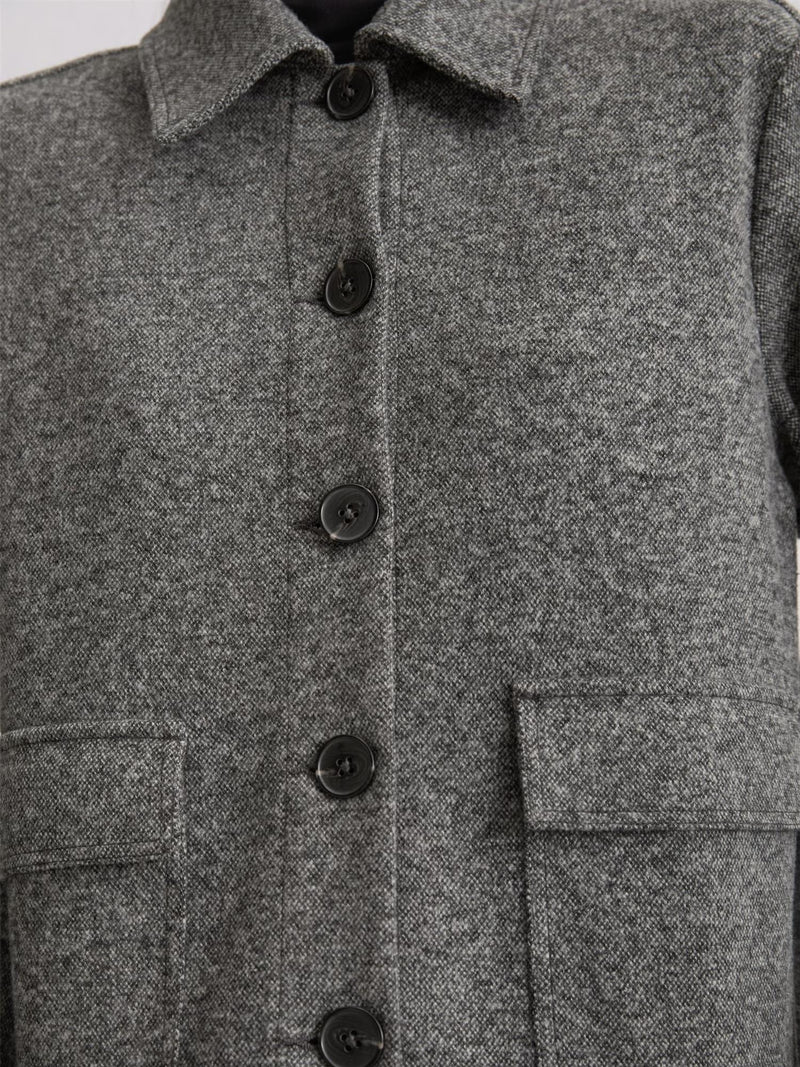 Jersey shirt jacket