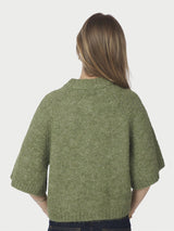 Benuta Fluffy Knit Cardigan, Dusty Green