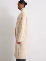 Cardigan, longsleeve, V-neck, Natural Stone