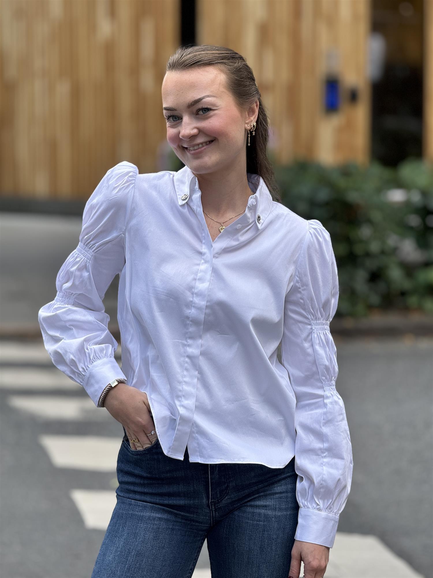 Britt Shirt, White