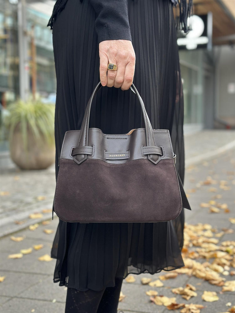 Blossom Medium, suede, Maroon