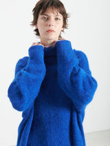 Niby Sweater T-Neck, Bleu